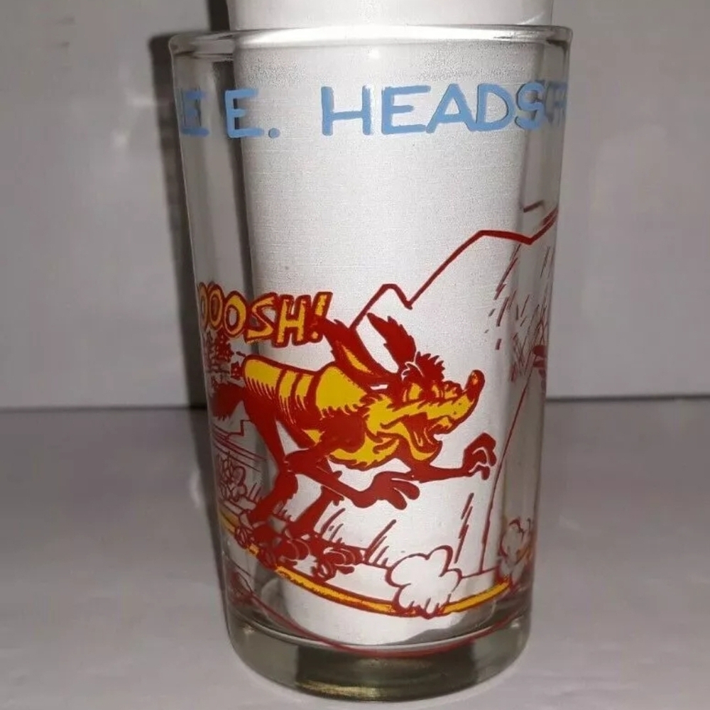 Vintage Cartoon Character Glass